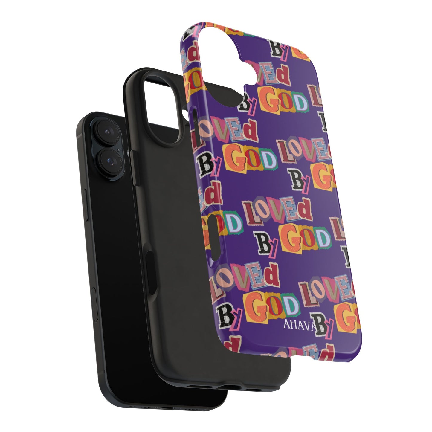 "Loved by God" Purple Phone Case