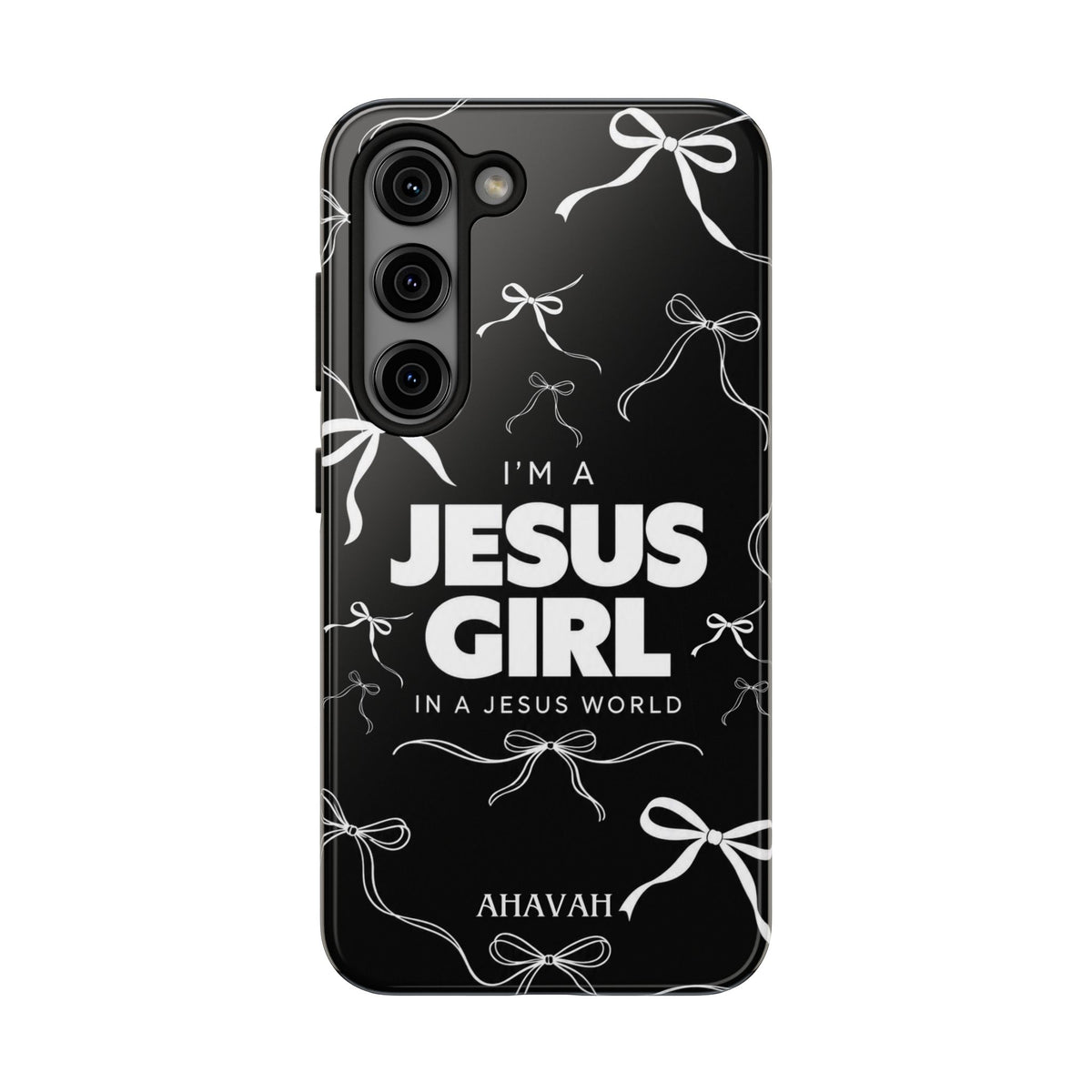 I'm a Jesus Girl Case - Midnight Black