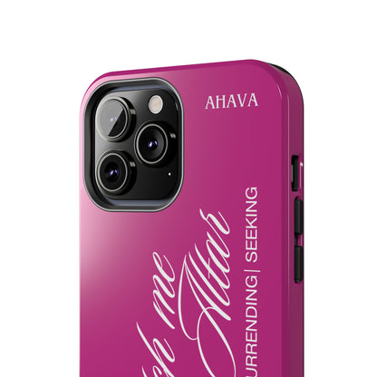 "Catch Me at the Altar" Pink Phone Case