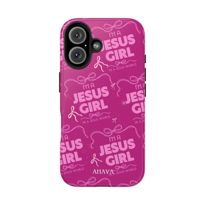 I'm a Jesus Girl Phone Case - Pink