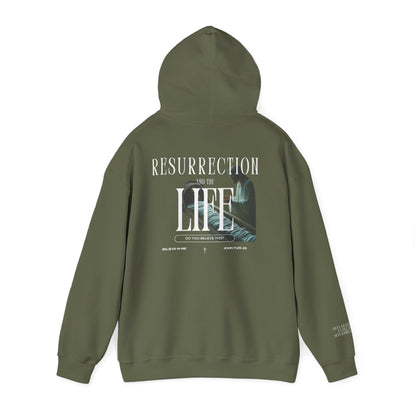 Resurrection and the Life | John 11:25 Hoodie