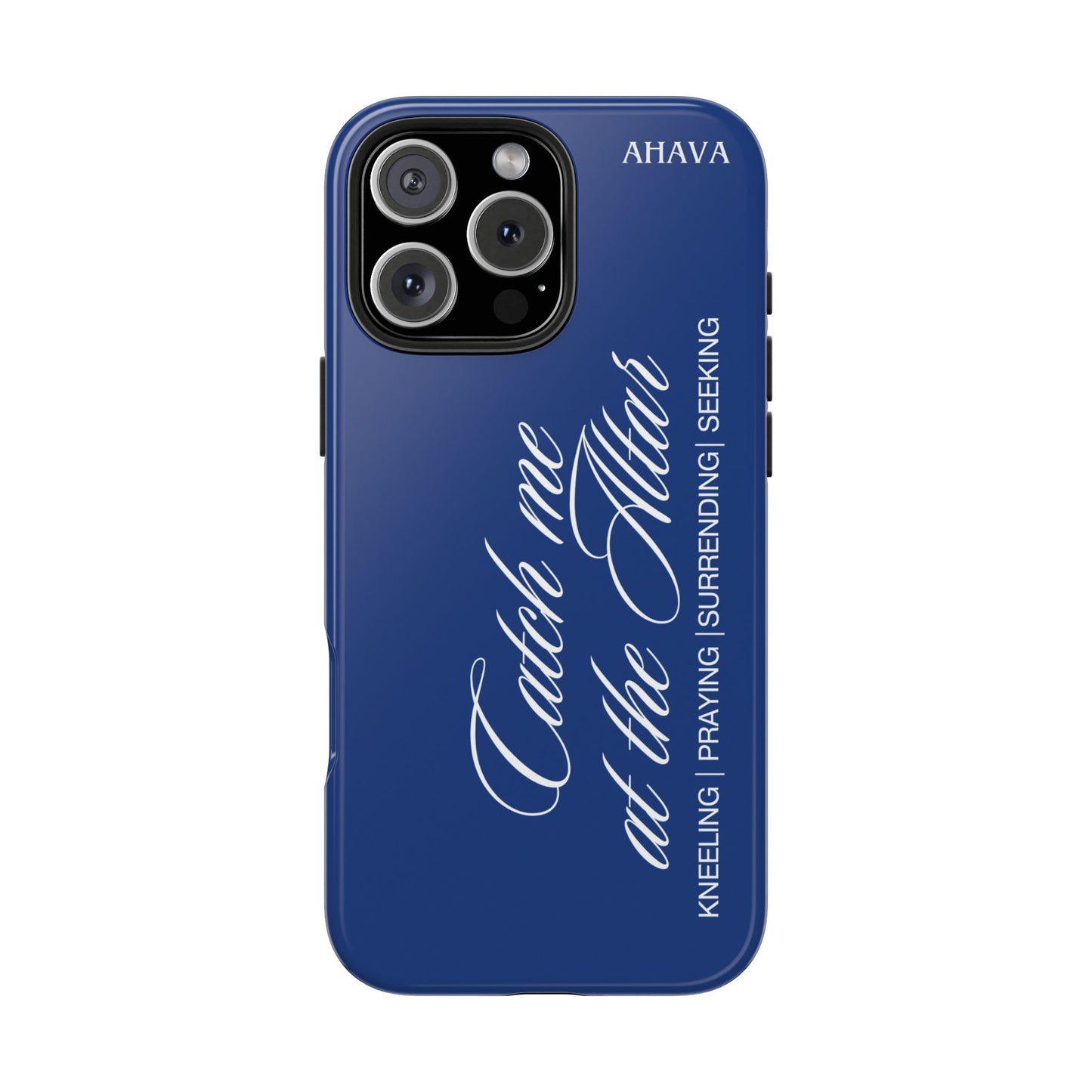 "Catch Me at the Altar" Blue Phone Case