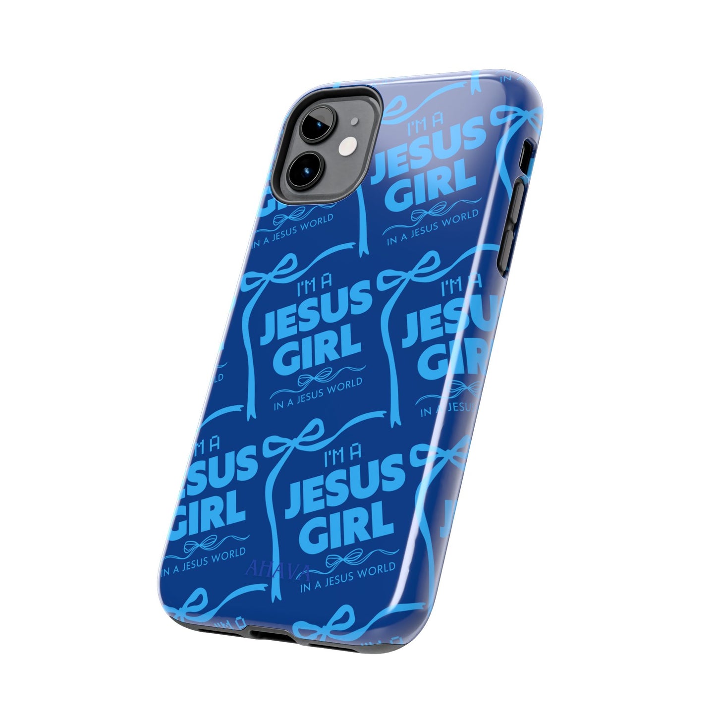 I'm a Jesus Girl Phone Case - Blue