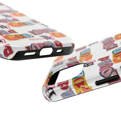 "Loved by God" white Phone Case