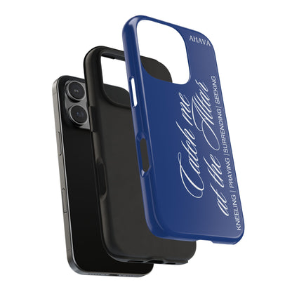 "Catch Me at the Altar" Blue Phone Case