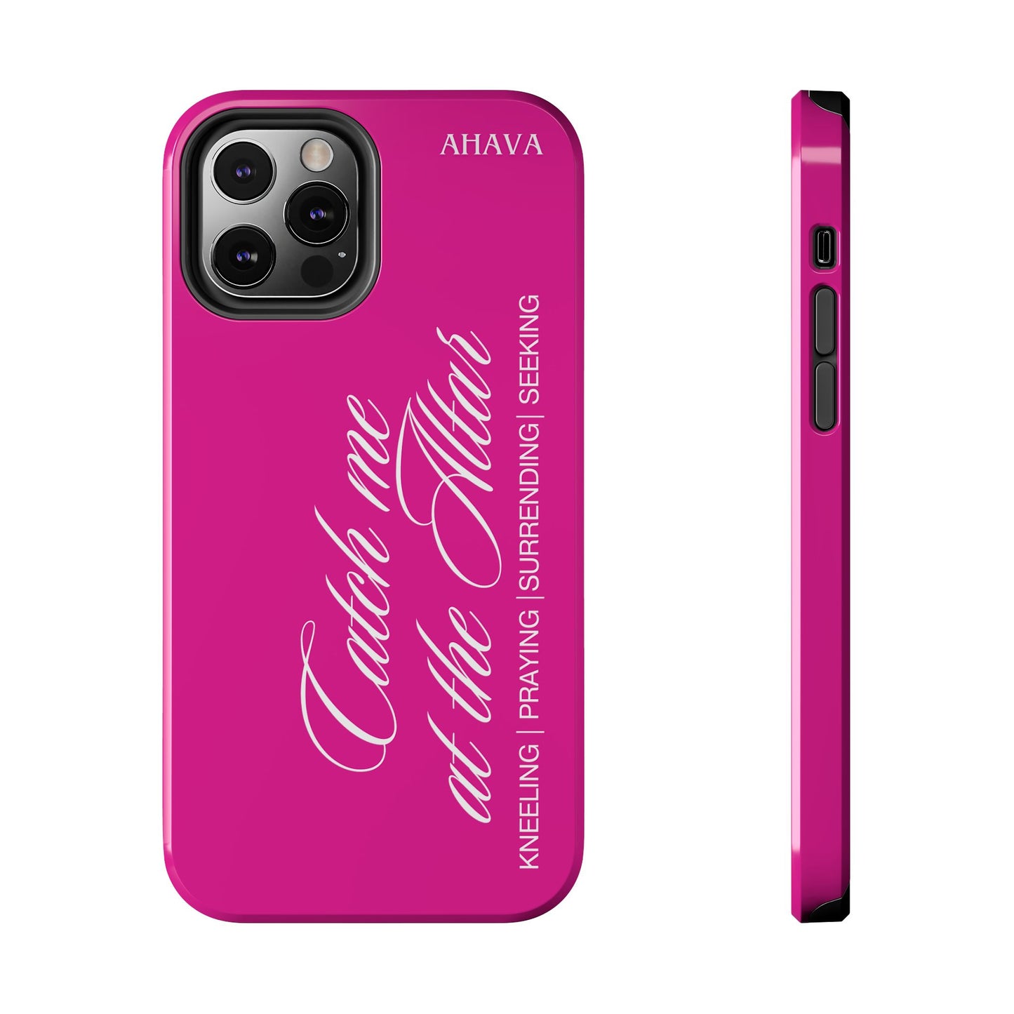 "Catch Me at the Altar" Hot Pink Phone Case