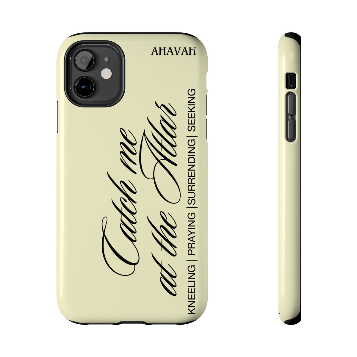 Catch Me at the Altar Phone Case - Lemon Cream
