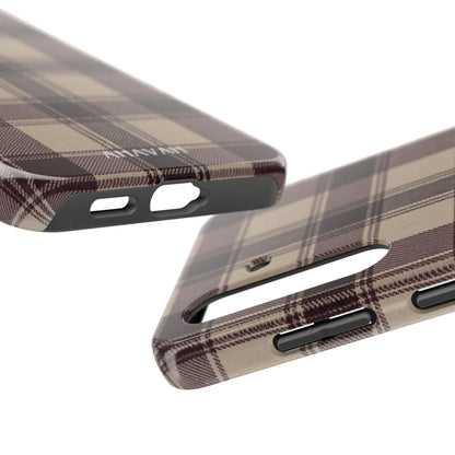Abba’s Embrace | Warm Teddy Plaid Phone Case