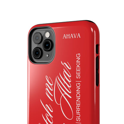 "Catch Me at the Altar" Red Phone Case