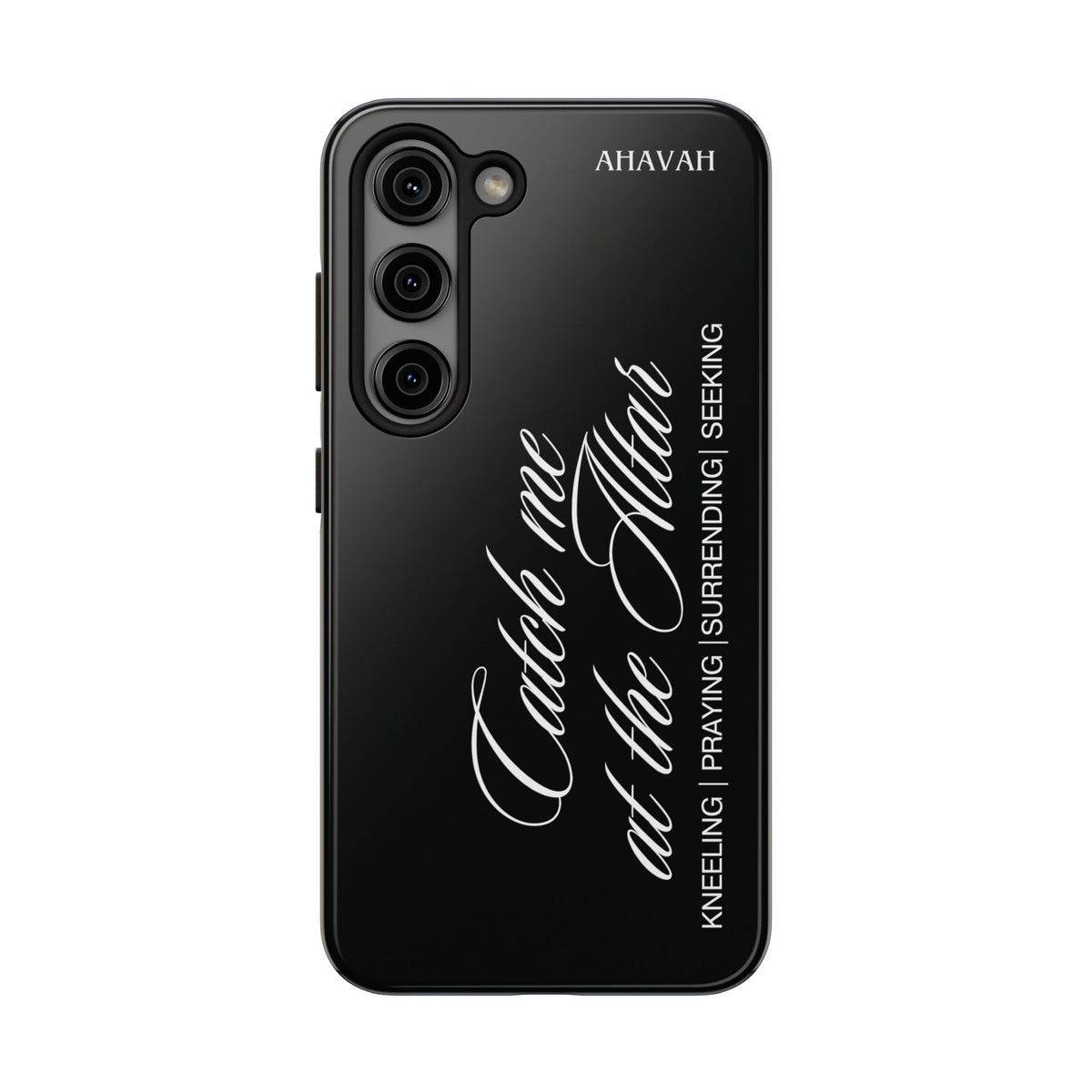 Catch Me at the Altar Black Phone Case