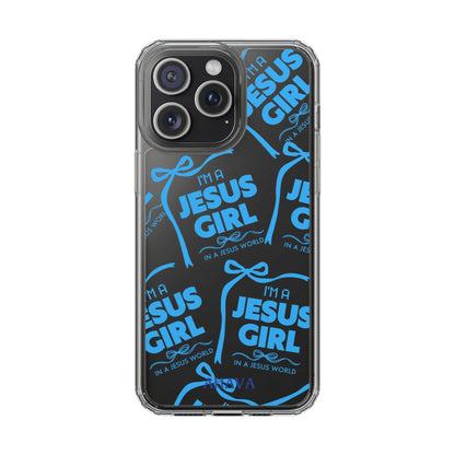 I'm a Jesus Girl Blue Case -Clear