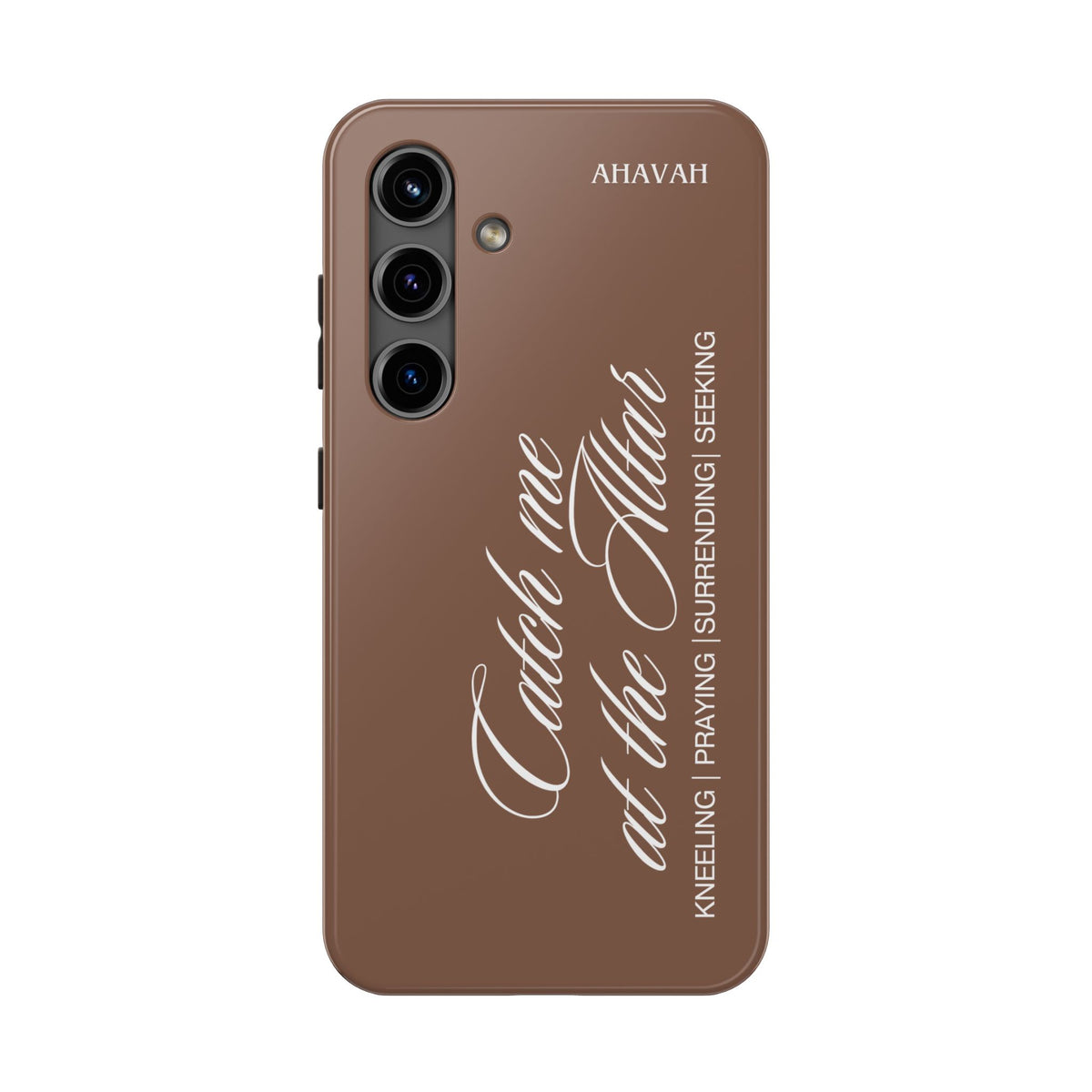 Catch Me at the Altar Phone Case - Cocoa