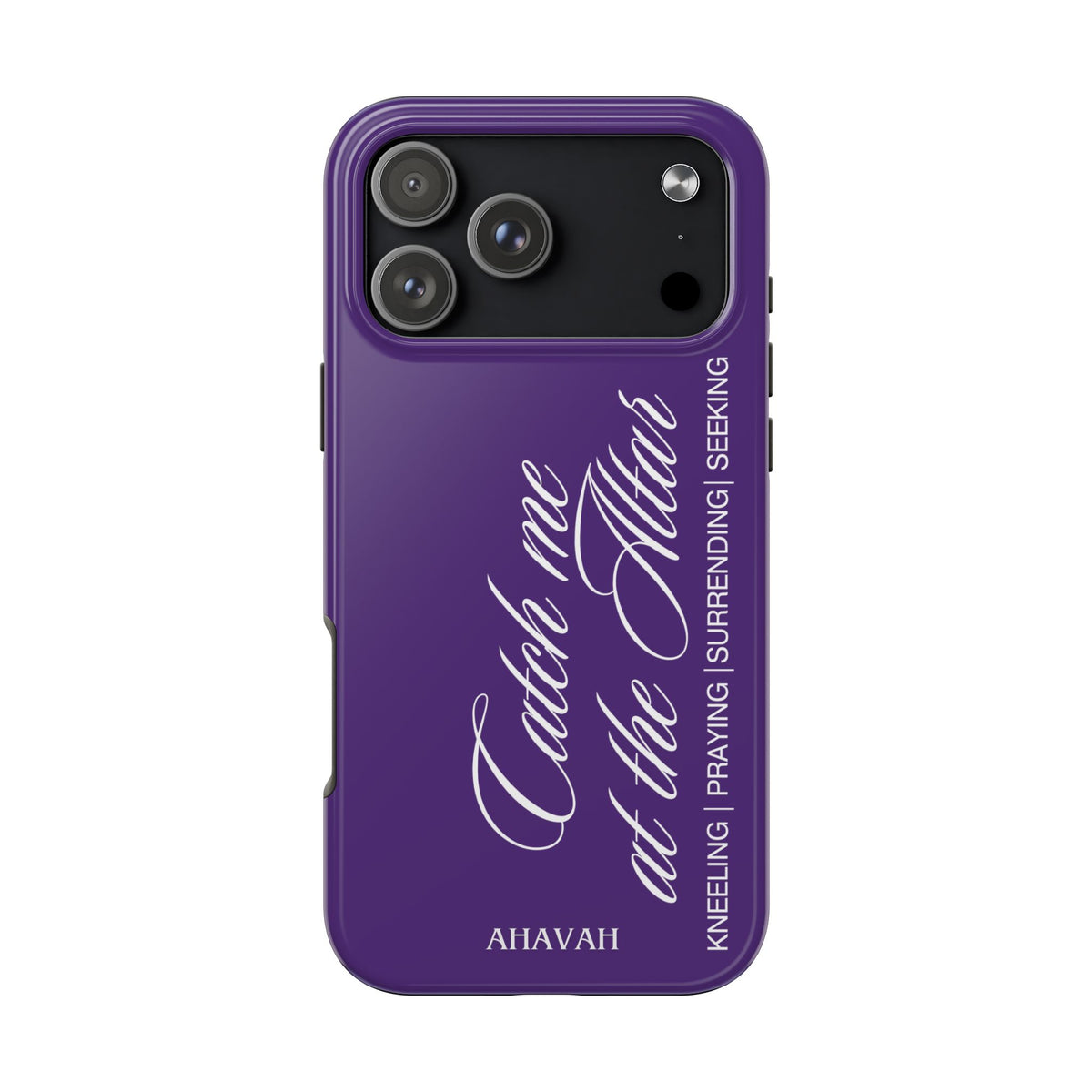 Catch Me at the Altar Phone Case | Royal Violet
