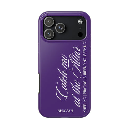 Catch Me at the Altar Phone Case | Royal Violet