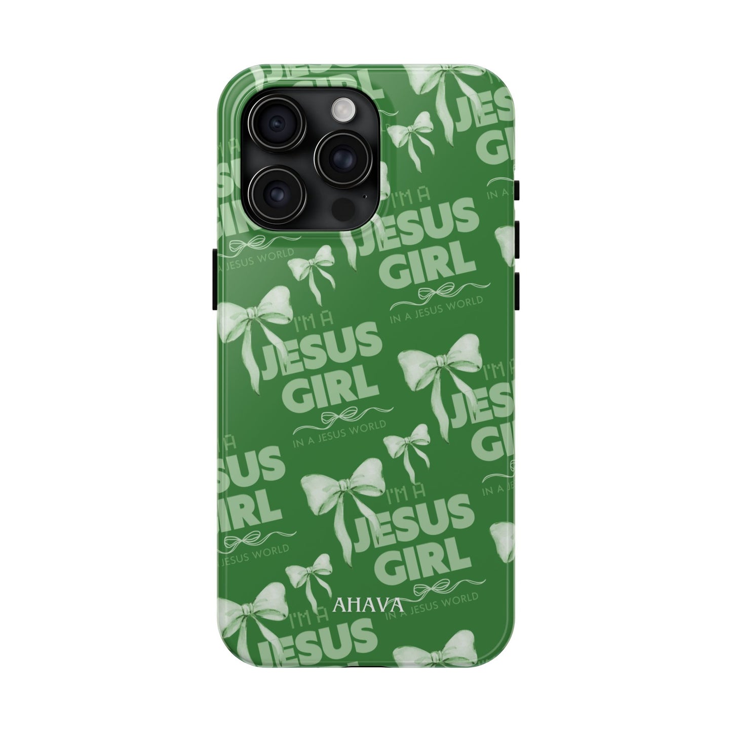 I'm a Jesus Girl Case - Green
