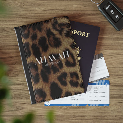 AHAVAH Leopard Passport Case – Loved by God