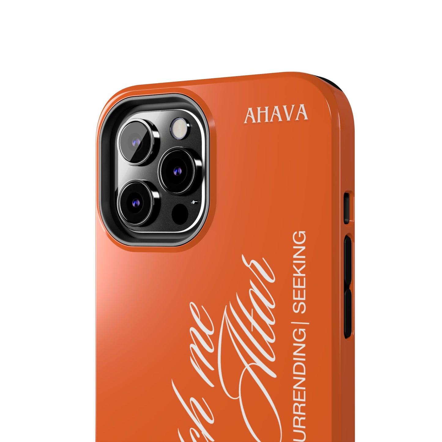"Catch Me at the Altar" Orange Phone Case