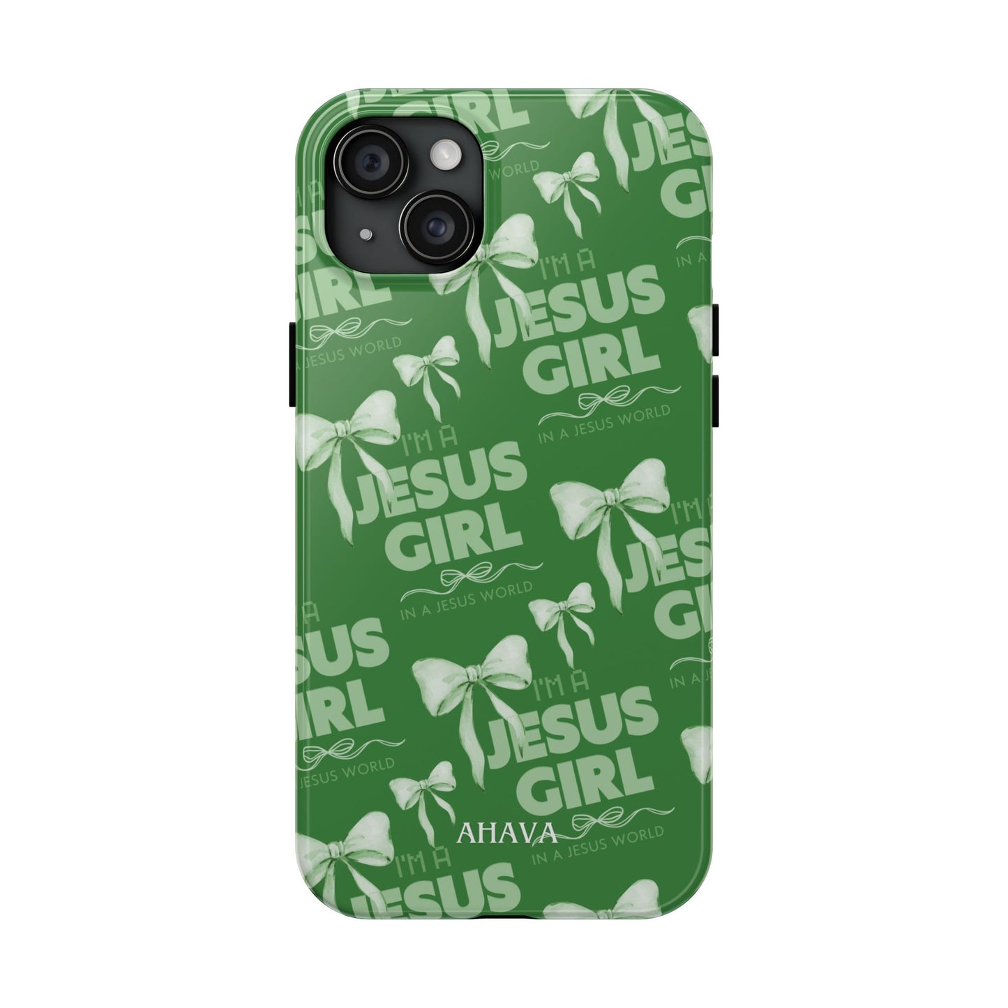 I'm a Jesus Girl Case - Green