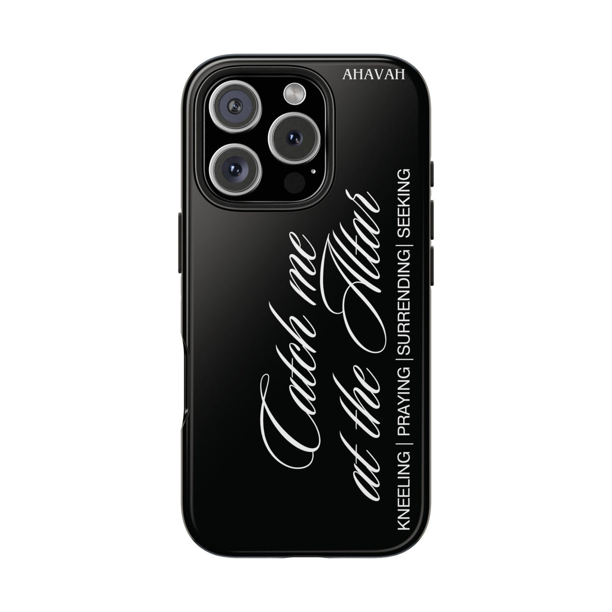 Catch Me at the Altar Black Phone Case