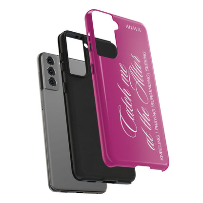 "Catch Me at the Altar" Pink Phone Case