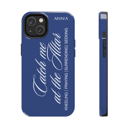 "Catch Me at the Altar" Blue Phone Case