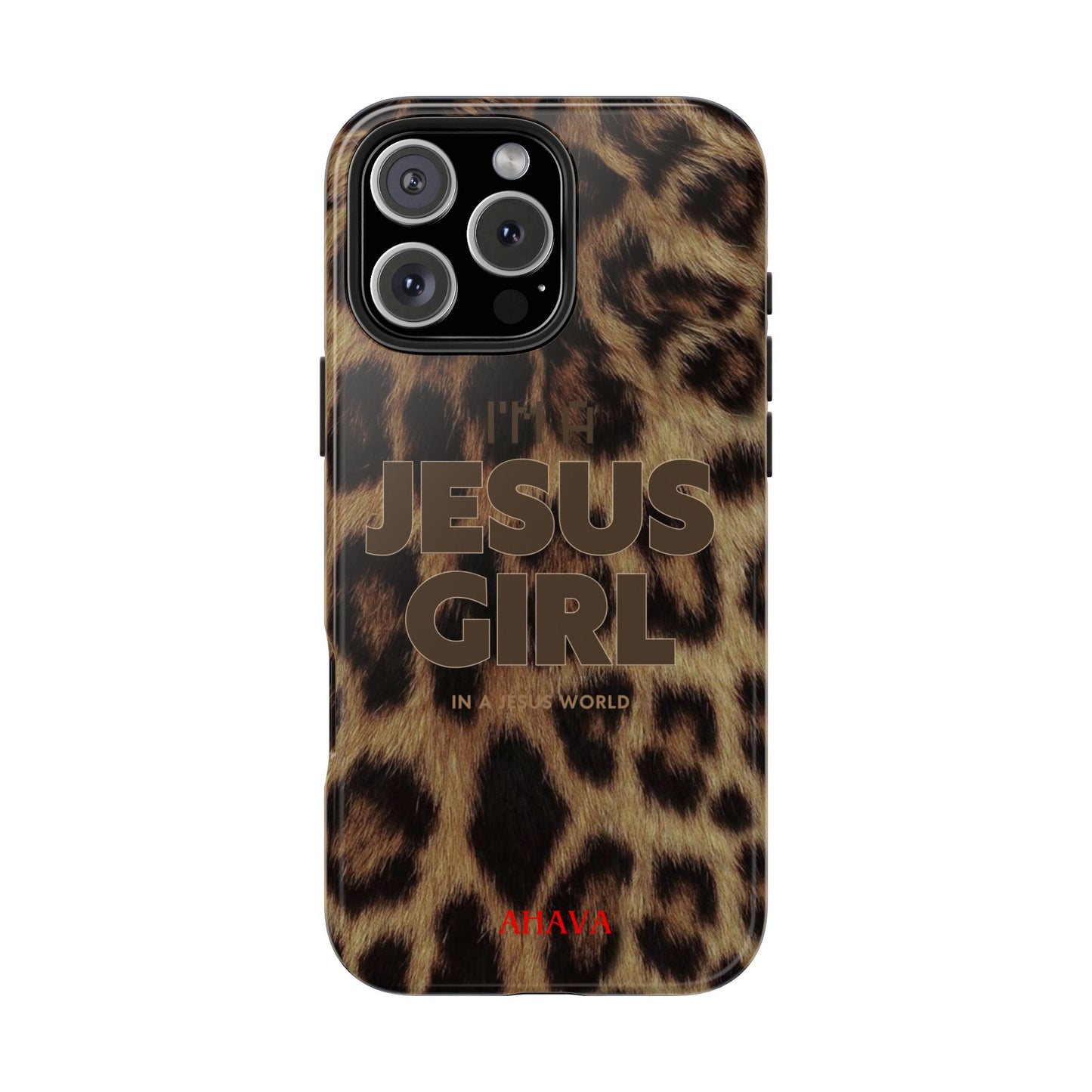 I'm a Jesus Girl Case - Leopard