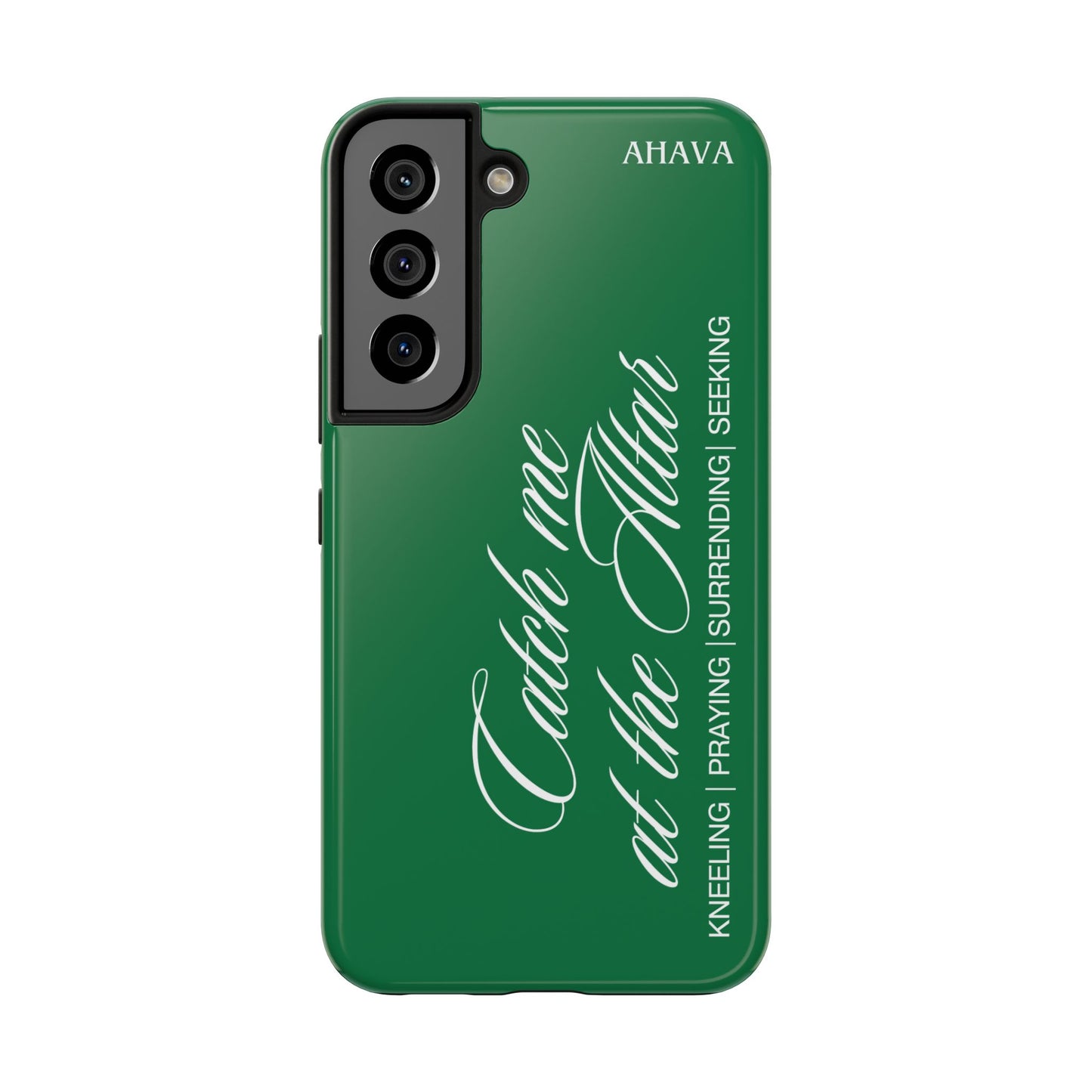 "Catch Me at the Altar" Green Phone Case