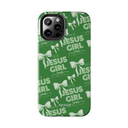 I'm a Jesus Girl Case - Green