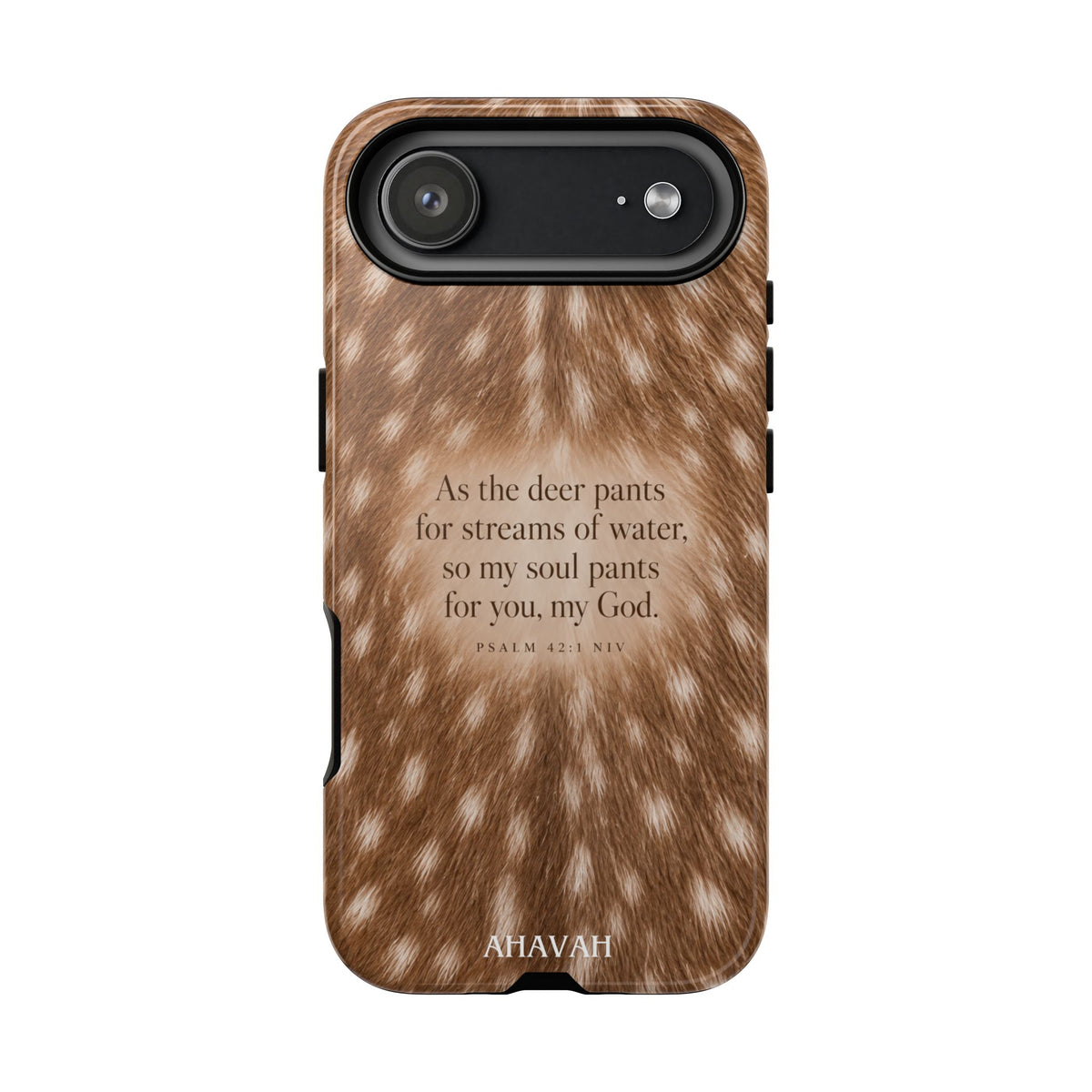 Psalm 42:1 Fawn Print Phone Case