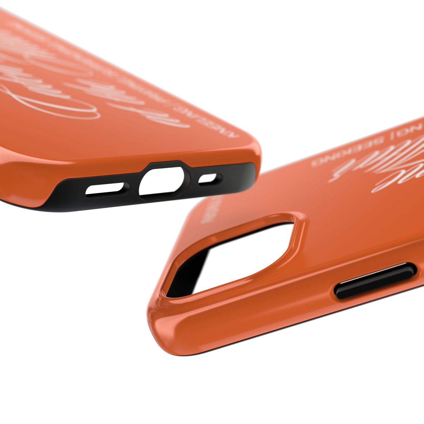 "Catch Me at the Altar" Orange Phone Case