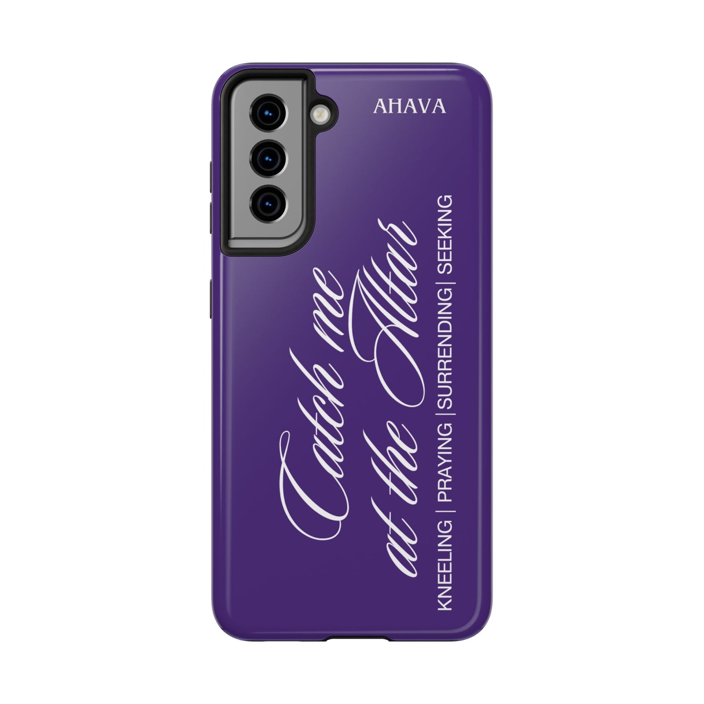 "Catch Me at the Altar" Purple Phone Case