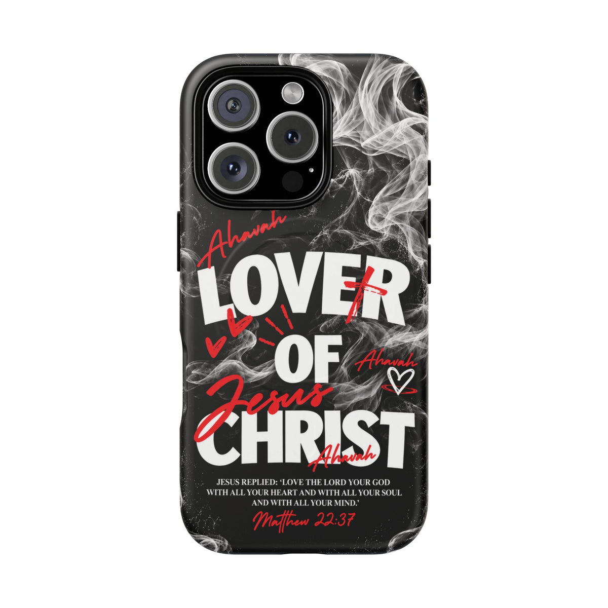 Lover of Christ | Matthew 22:37 MagSafe Phone Case