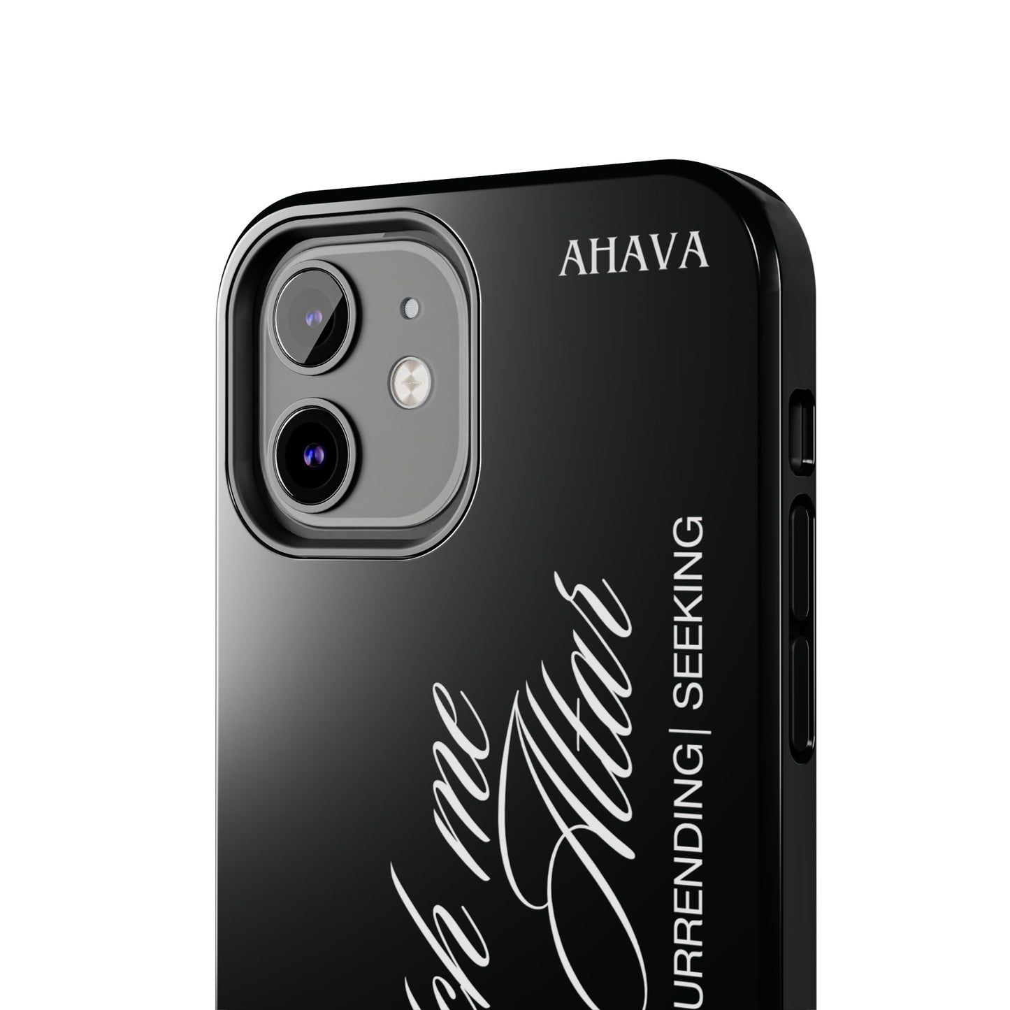 "Catch Me at the Altar" Black Phone Case