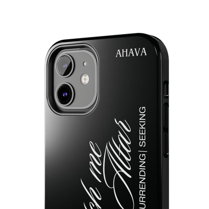 "Catch Me at the Altar" Black Phone Case