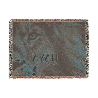 Judah Roars Prayer Blanket | Woven Lion of Judah Worship & Warfare Blanket