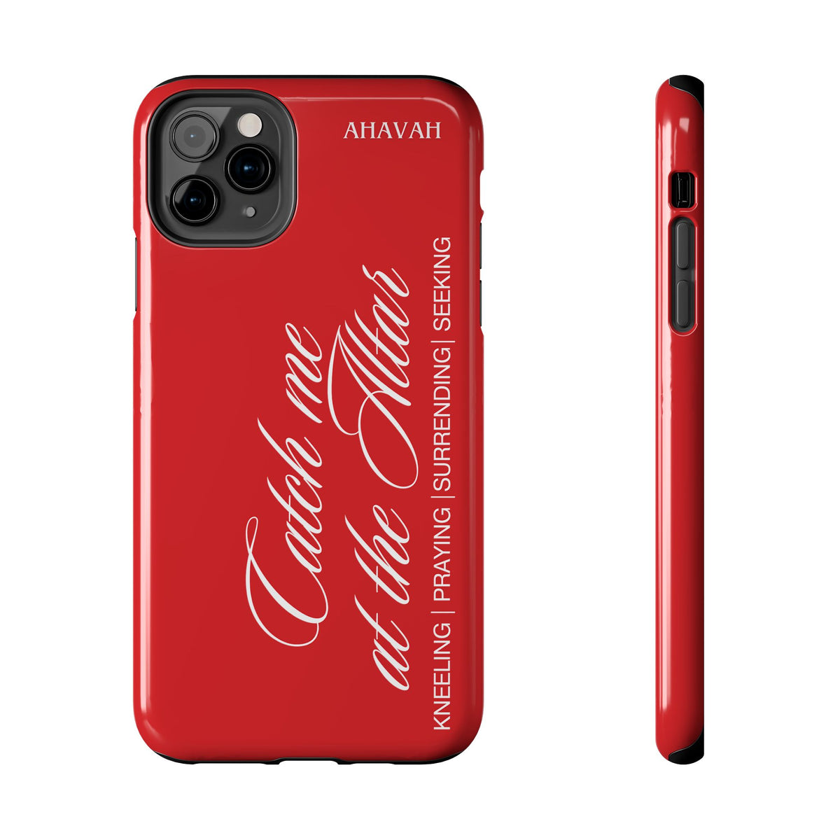 Catch Me at the Altar Phone Case - Redeemed Red