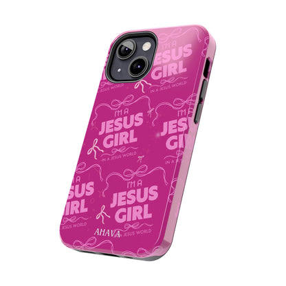 I'm a Jesus Girl Phone Case - Pink
