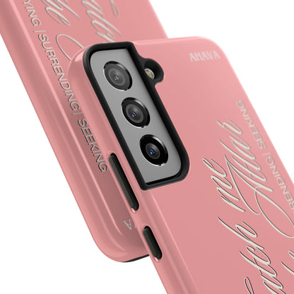"Catch Me at the Altar" Dusty Rose Phone Case