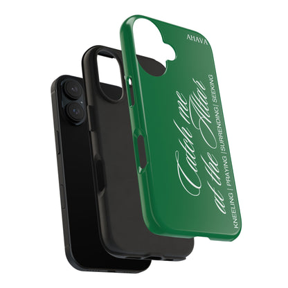 "Catch Me at the Altar" Green Phone Case