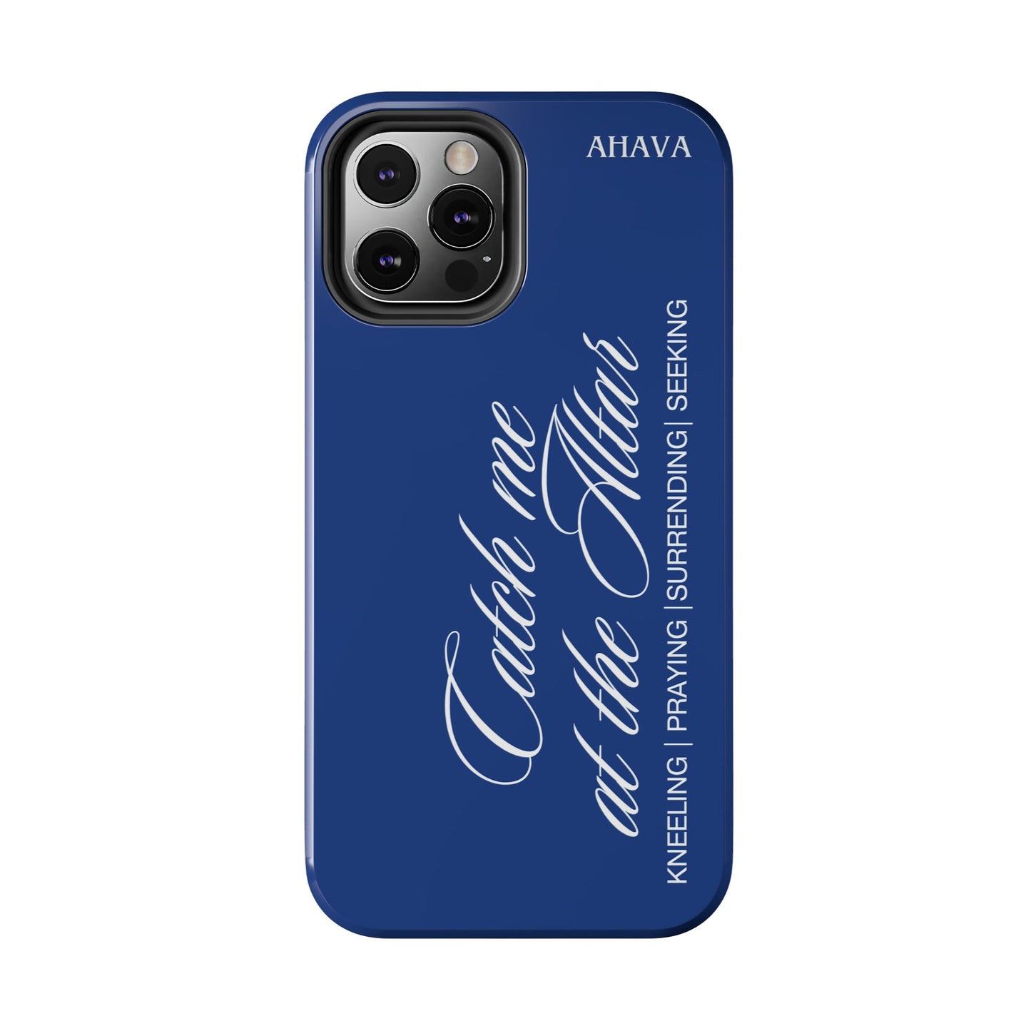 "Catch Me at the Altar" Blue Phone Case