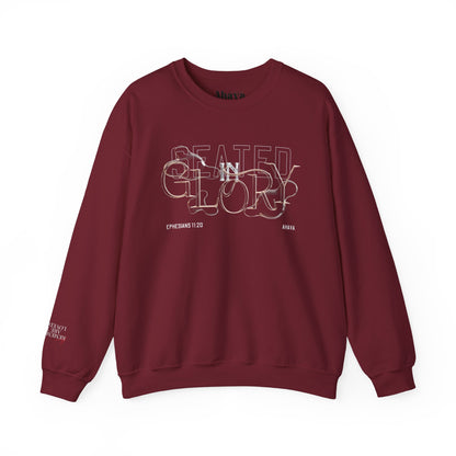 Seated in Glory |  Ephesians 1:20 Sweatshirt