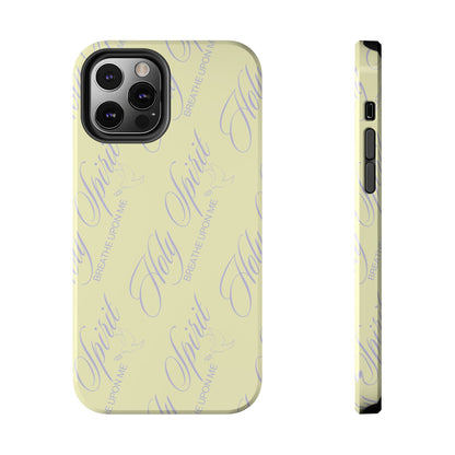 "Holy Spirit, Breathe Upon me" Buttercream Phone Case