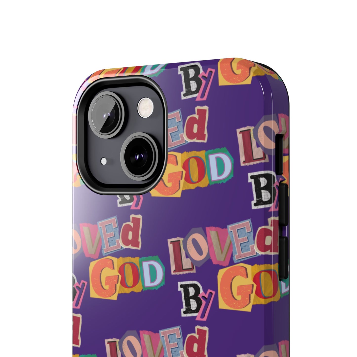 "Loved by God" Purple Phone Case