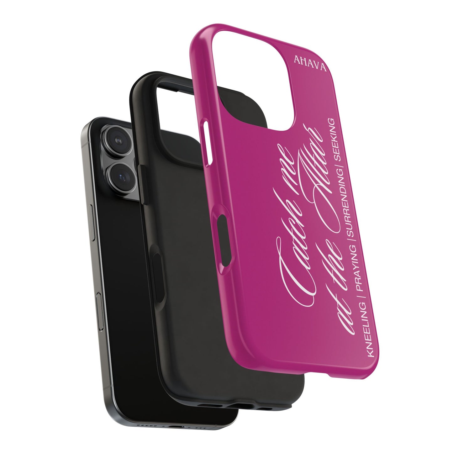 "Catch Me at the Altar" Pink Phone Case
