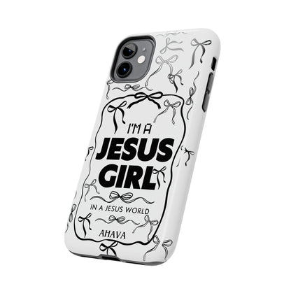 I'm a Jesus Girl  Case - black