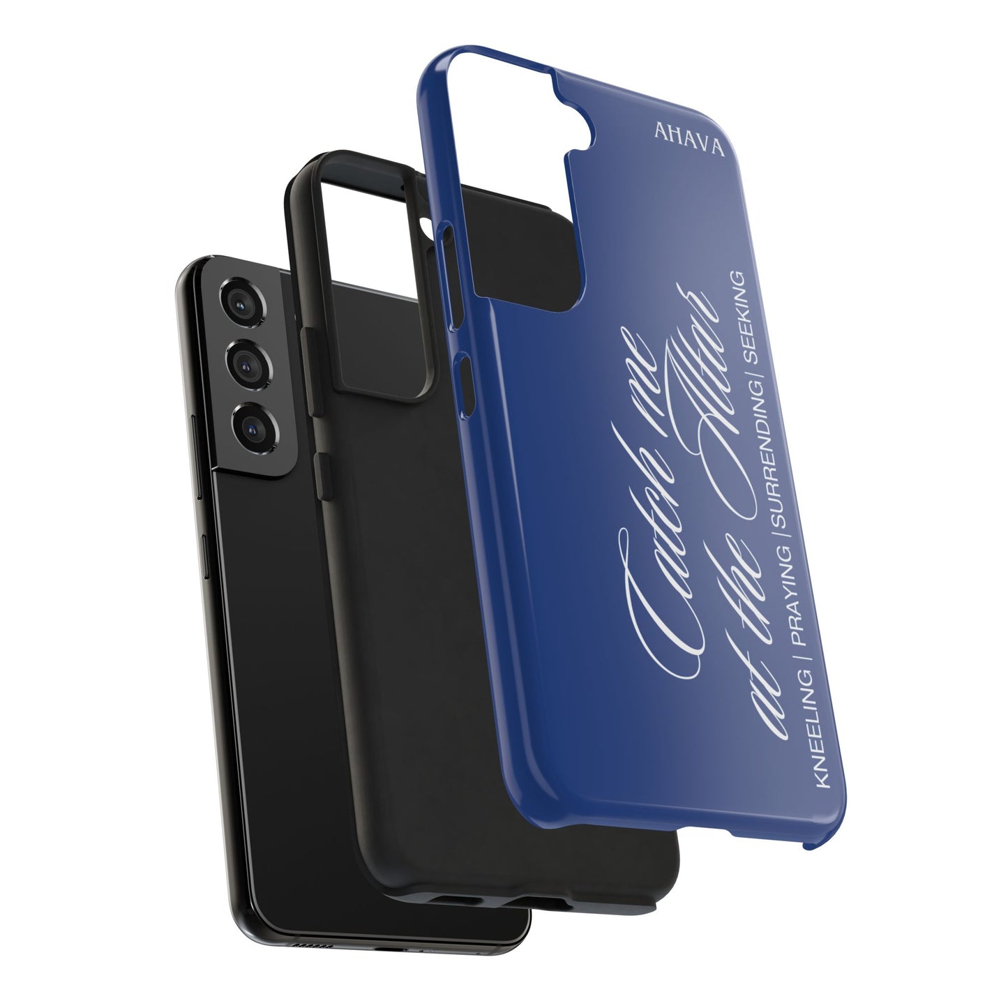 "Catch Me at the Altar" Blue Phone Case