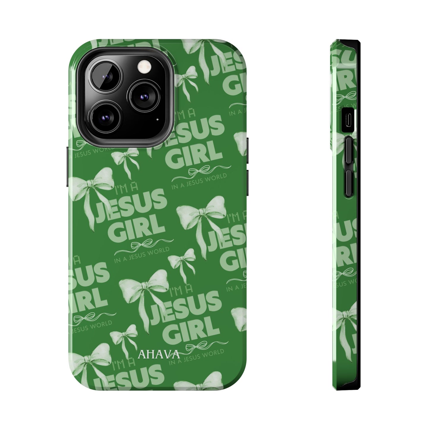 I'm a Jesus Girl Case - Green