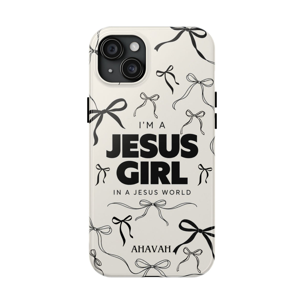 I'm a Jesus Girl White Phone Case