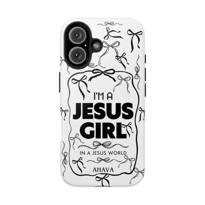 I'm a Jesus Girl  Case - black