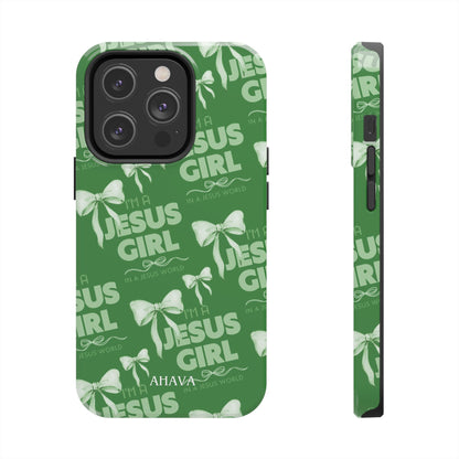 I'm a Jesus Girl Case - Green